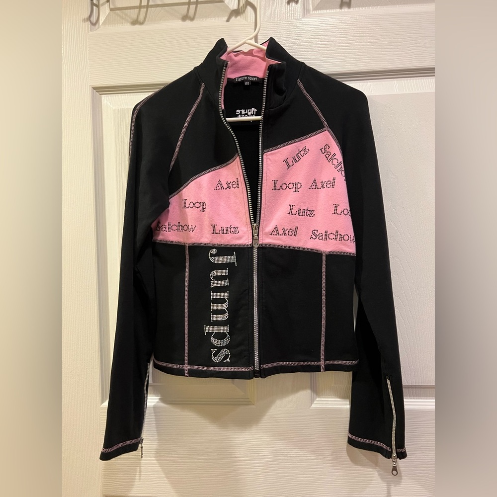 Figure Skating Jacket with Rhinestones